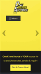 Mobile Screenshot of onecranesource.com